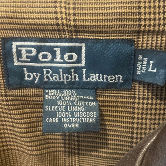 COPY - Vintage Polo Ralph Lauren Brown Soft Premium Leather Jacket Zip Up Coat … - Picture 11 of 11